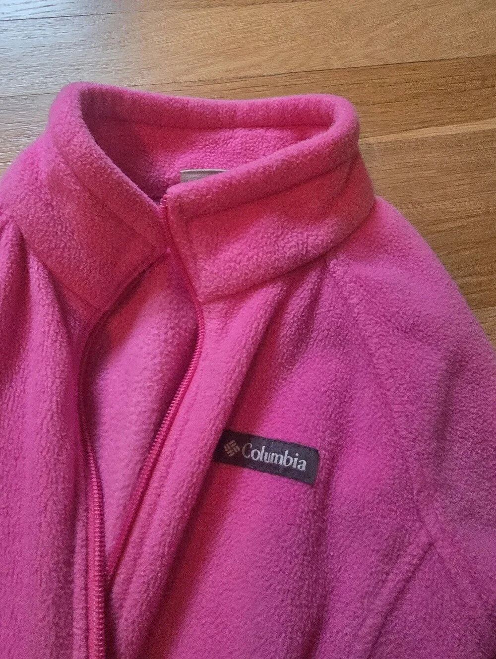Columbia Pink Fleece Jacket Sz M